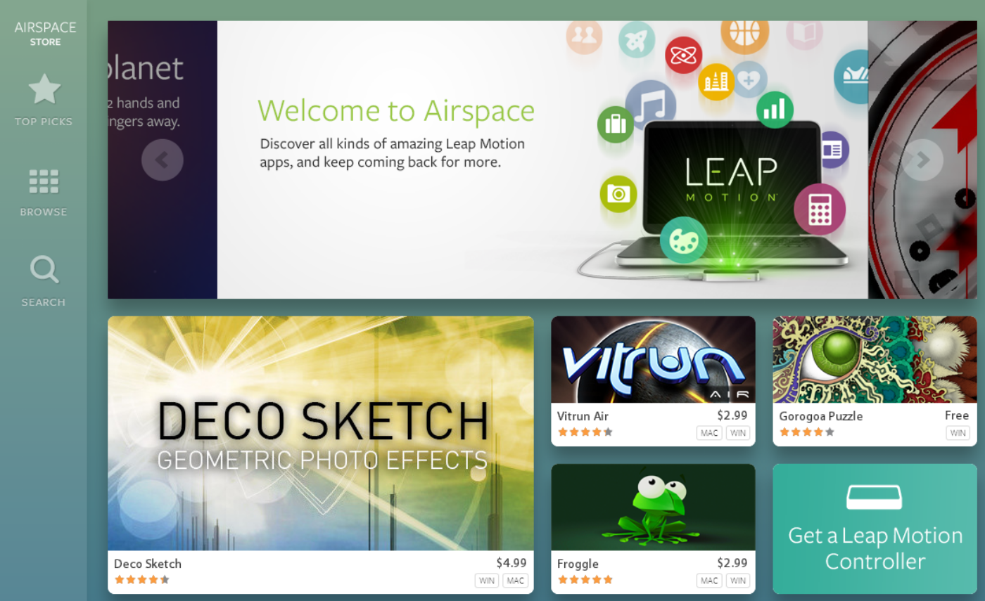 Leap Motion Airspace Market